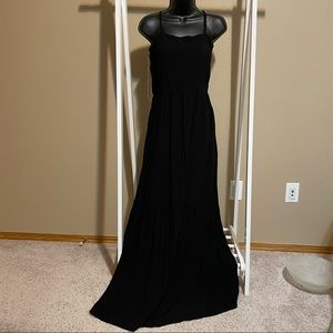 Size L Universal Thread black spaghetti strap maxi dress